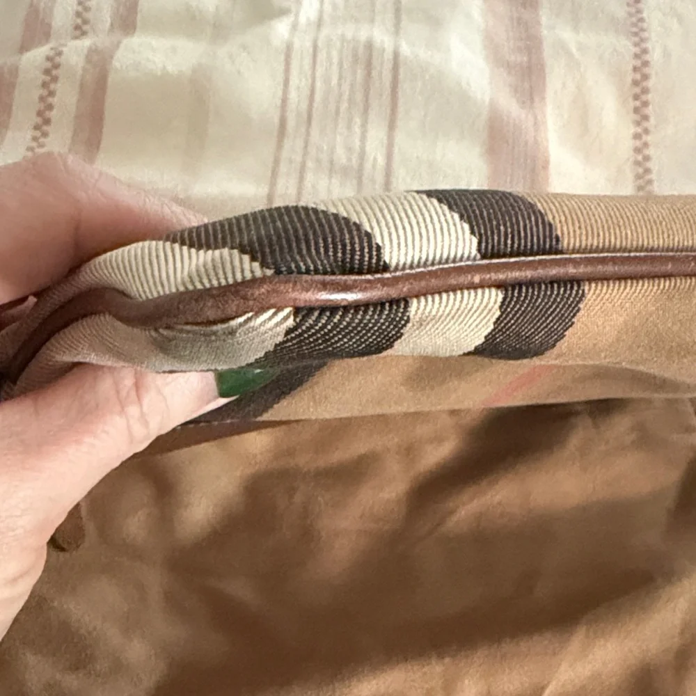 Burberry Nova check Canvas and Leather Crossbody Bag w/dust bag - Picture 3 of 6